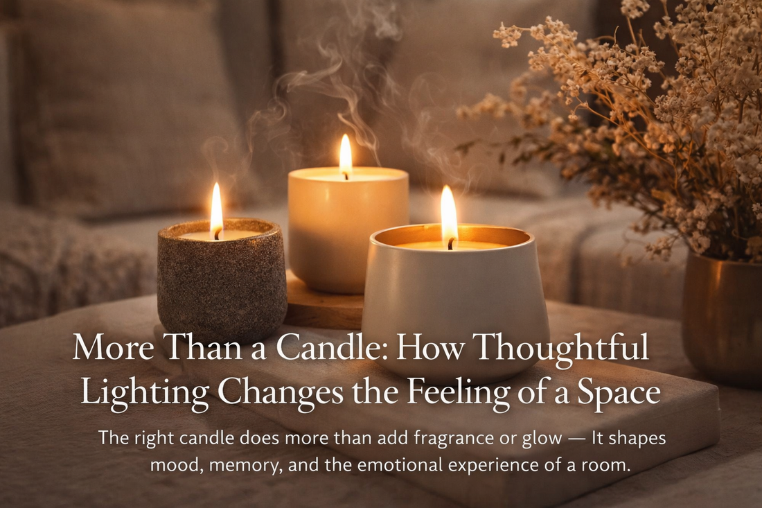 More Than a Candle: How Thoughtful Lighting Changes the Feeling of a Space