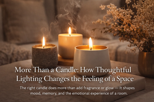 More Than a Candle: How Thoughtful Lighting Changes the Feeling of a Space