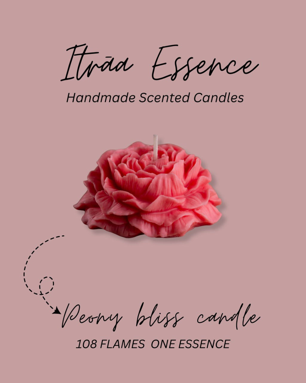 Peony Bliss Candle - Itrāa Essence