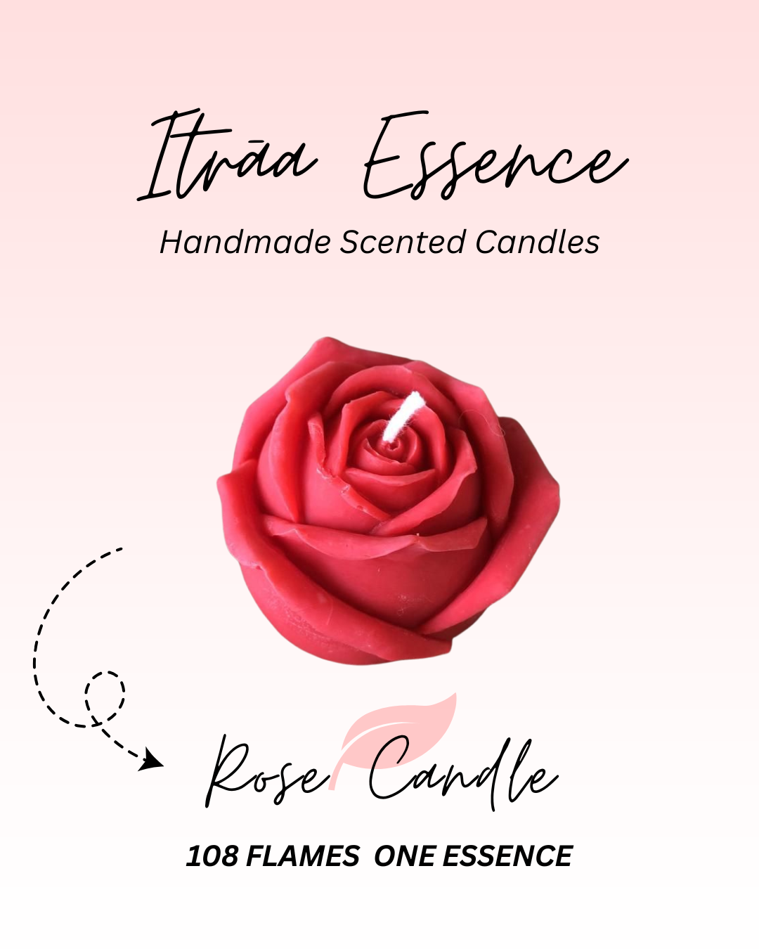Rose Bliss Candle - Itrāa Essence